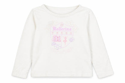 Carter's Girls White   Basic T-Shirt Size 6 Years