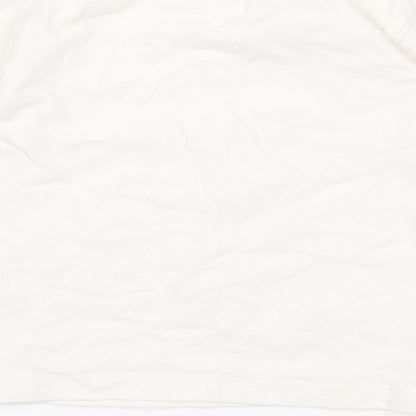 Carter's Girls White   Basic T-Shirt Size 6 Years