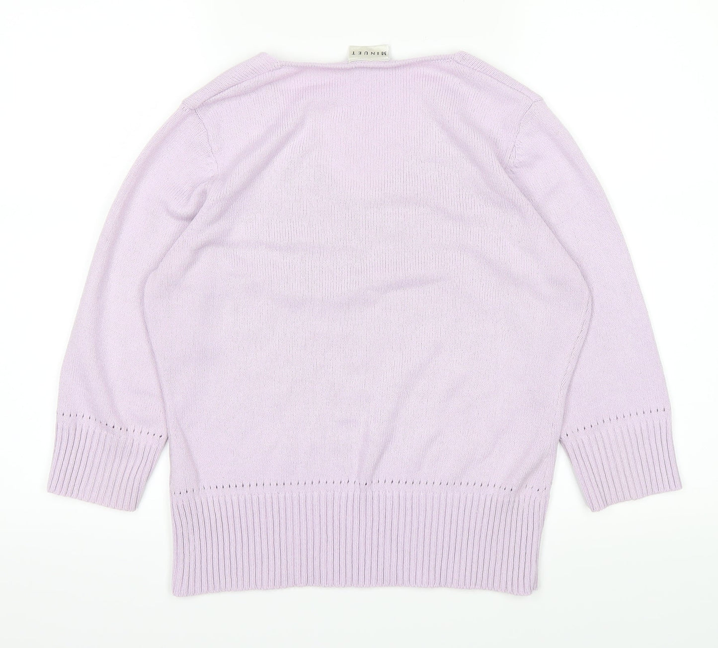 MINUTE Womens Purple   Pullover Jumper Size 12