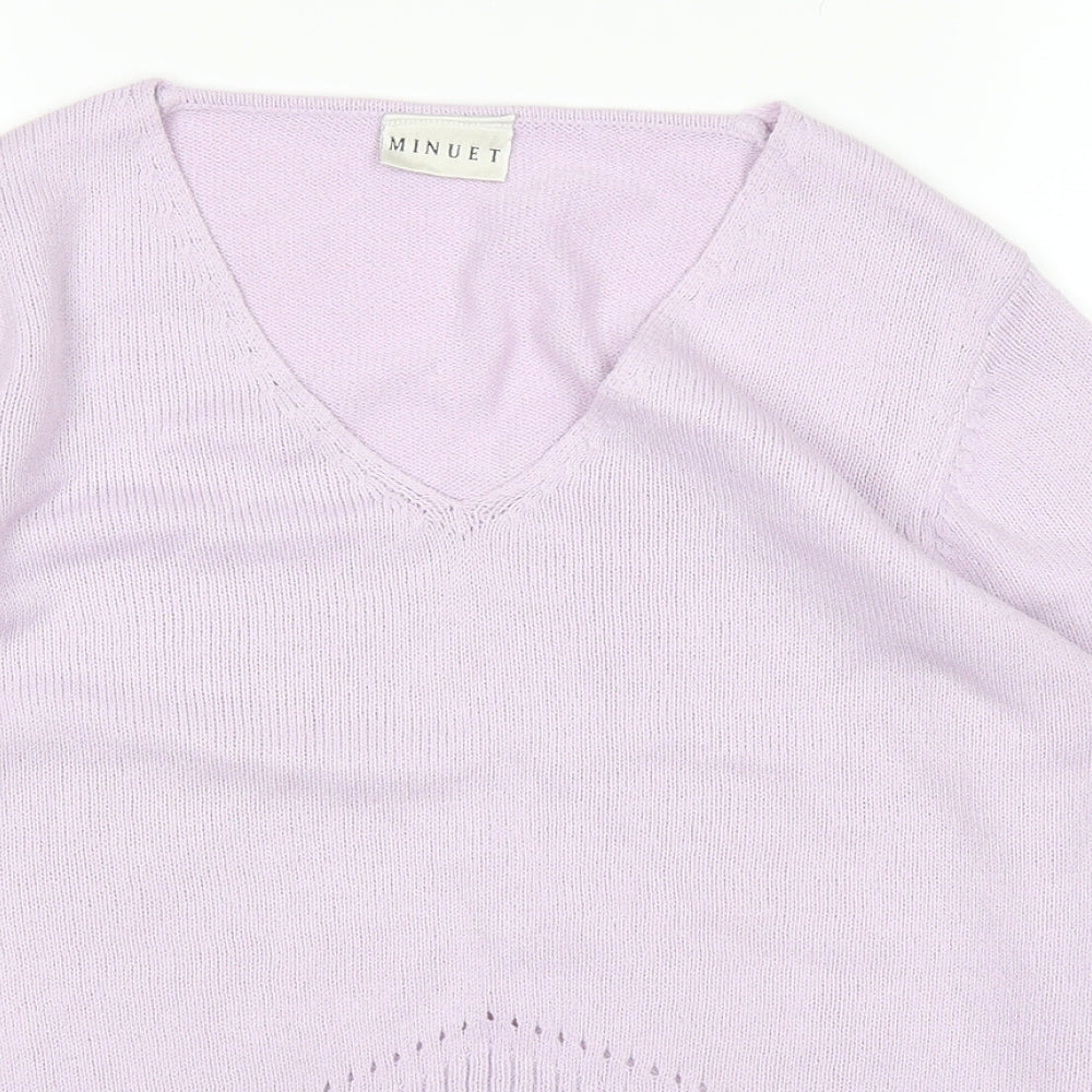MINUTE Womens Purple   Pullover Jumper Size 12