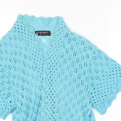 Elegant Body Womens Blue   Cardigan Jumper Size M