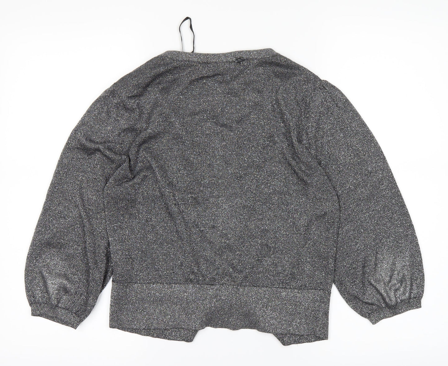 New Look Womens Grey   Cardigan Jumper Size 14
