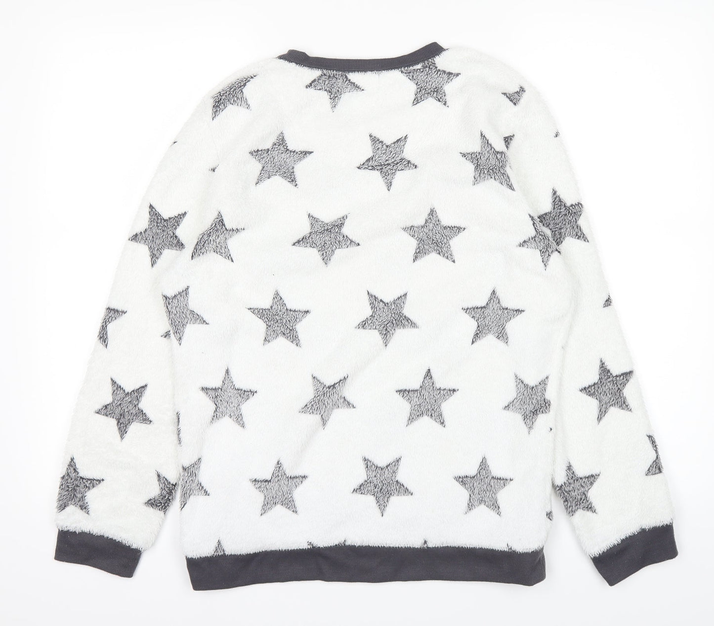 love to lounge Womens White   Pullover Jumper Size 10