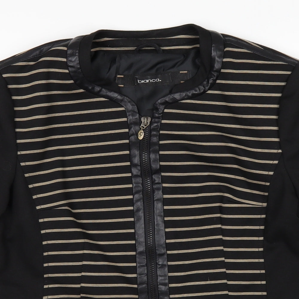 Womens UK Size 14 Bianca Black Jacket
