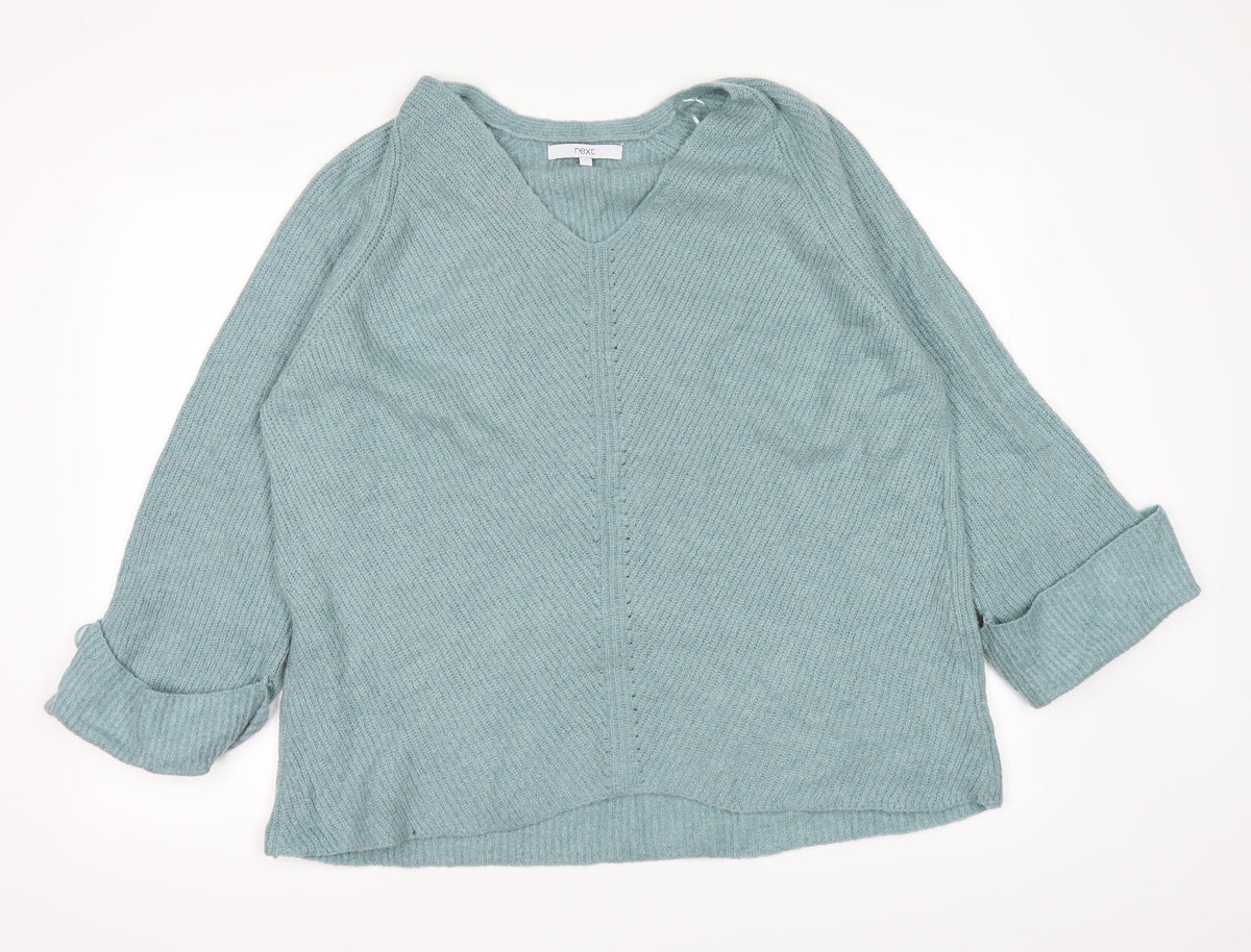 Next Womens Blue   Pullover Jumper Size L