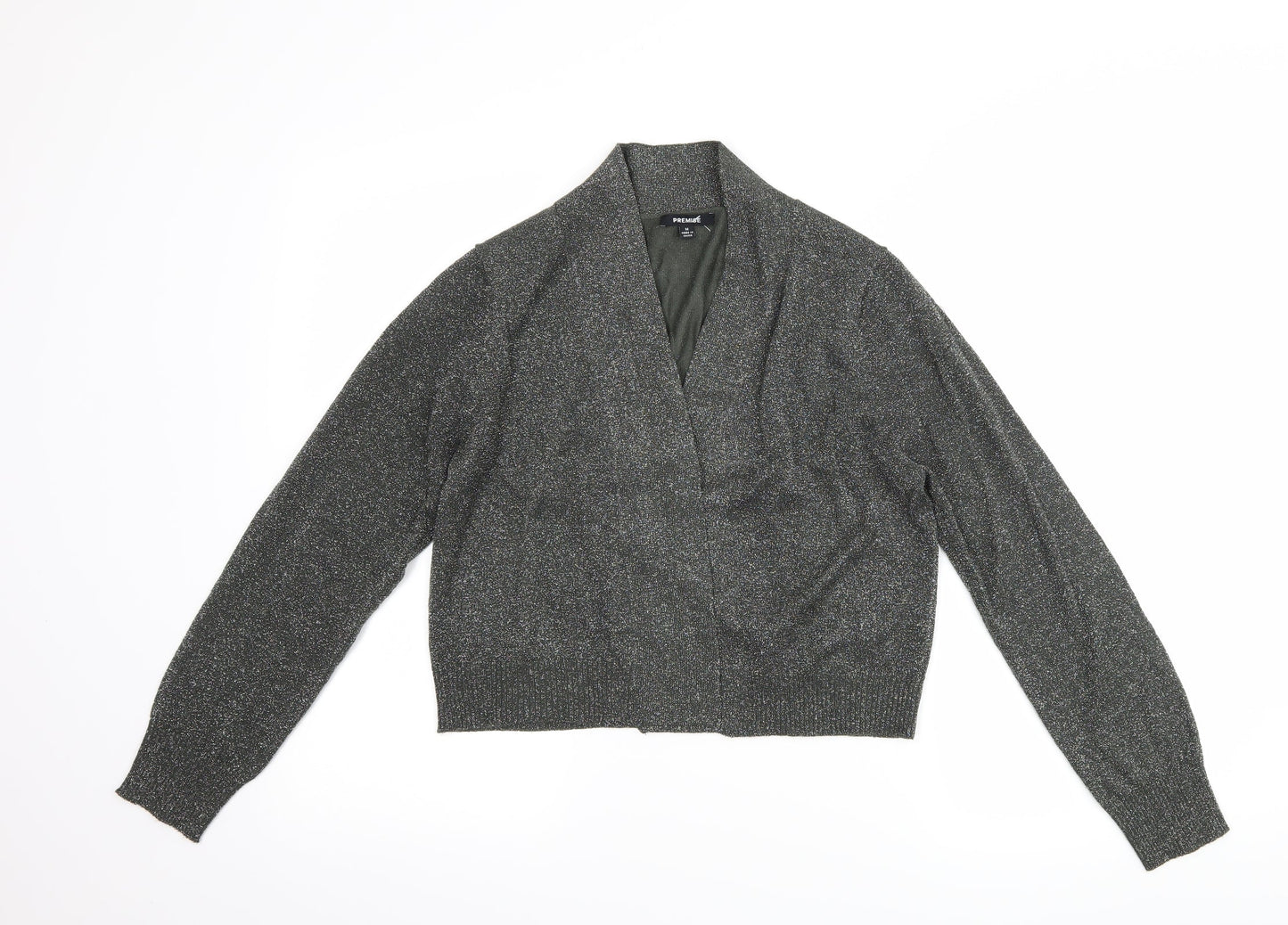 Premise Womens Grey   Cardigan Jumper Size M