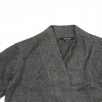 Premise Womens Grey   Cardigan Jumper Size M