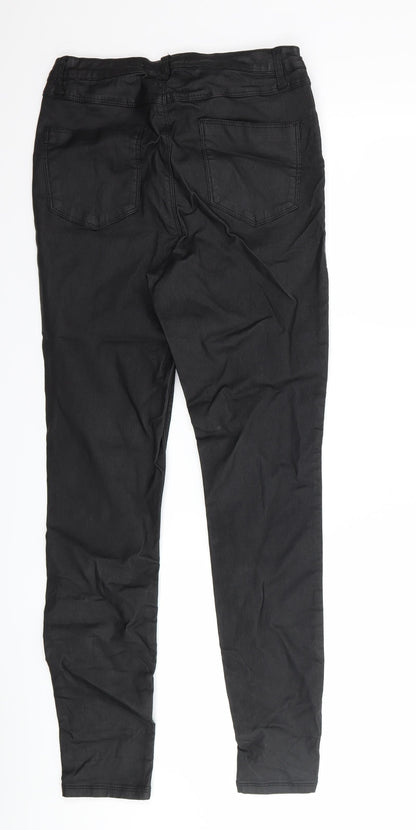 Womens UK Size 12 denim co Regular Fit  Black Trousers