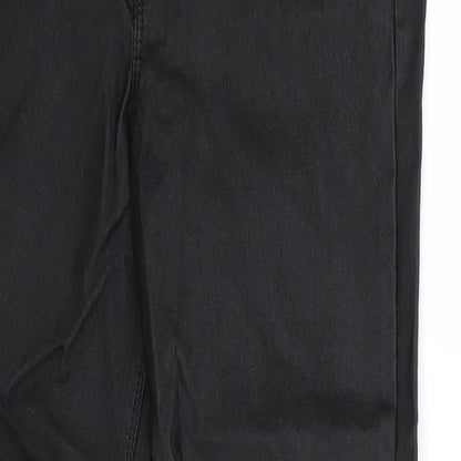 Womens UK Size 12 denim co Regular Fit  Black Trousers