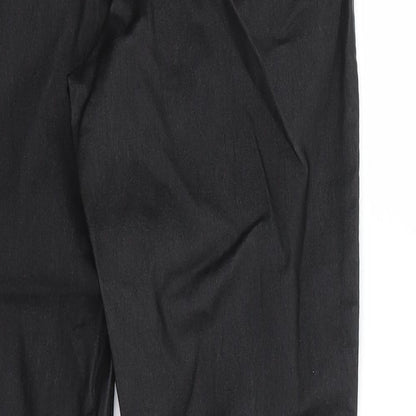 Womens UK Size 12 denim co Regular Fit  Black Trousers