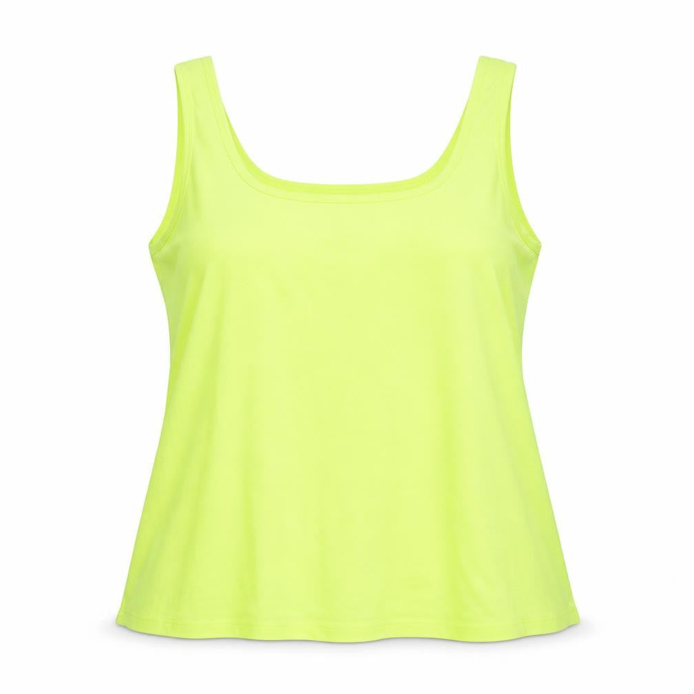 Womens UK Size 8 Topshop Green Basic Tank