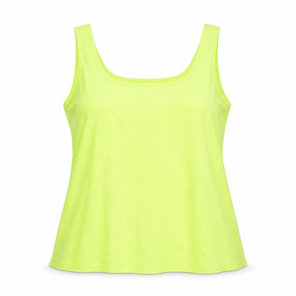 Womens UK Size 8 Topshop Green Basic Tank