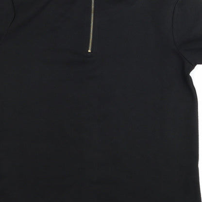 Womens UK Size 8 New Look Black Basic T-Shirt