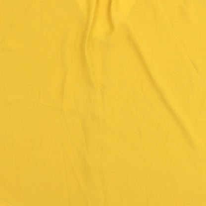 Atmosphere Womens Yellow   Basic T-Shirt Size 6  - Cut Out Shoulder