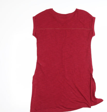 NEXT Womens Purple   T-Shirt Dress  Size 10  - slogan