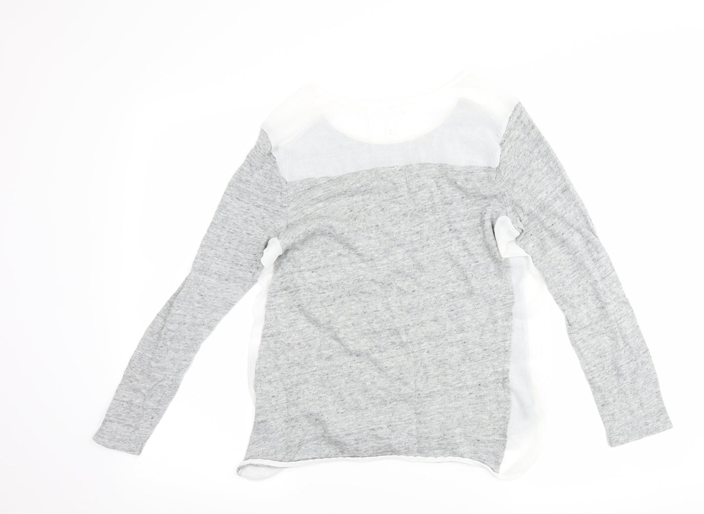 Womens UK Size 8 NEXT Grey Basic T-Shirt