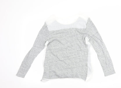 Womens UK Size 8 NEXT Grey Basic T-Shirt