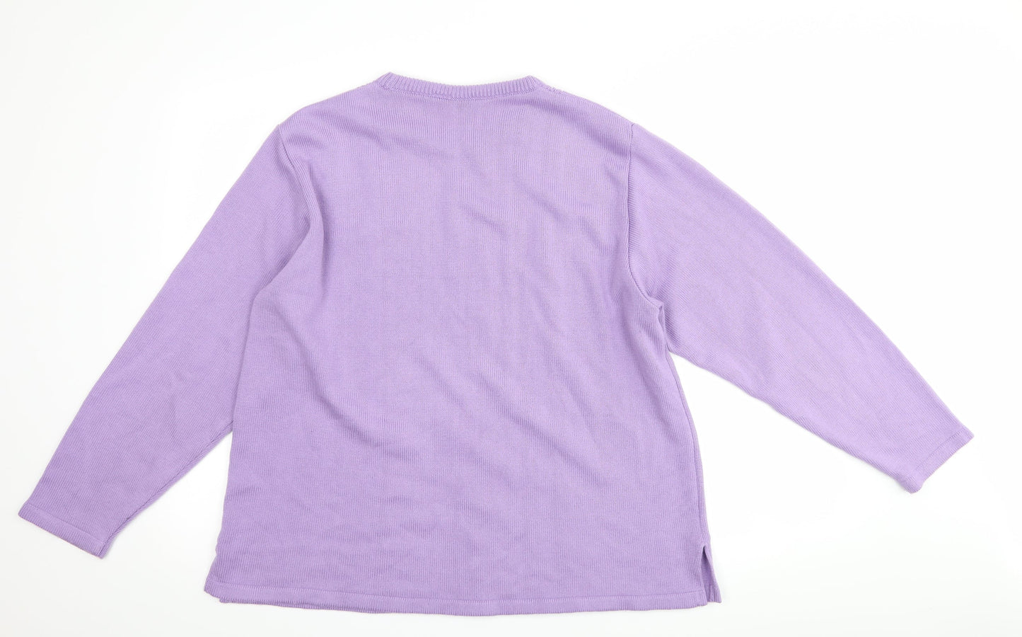 happit Womens Purple   Pullover Jumper Size 18