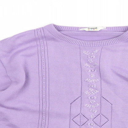 happit Womens Purple   Pullover Jumper Size 18