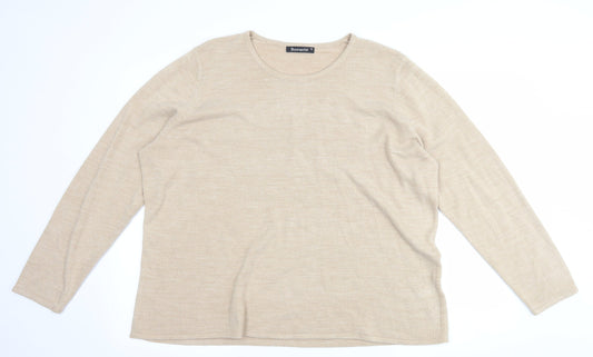 Bonmarché Womens Brown Pullover Jumper Size XL