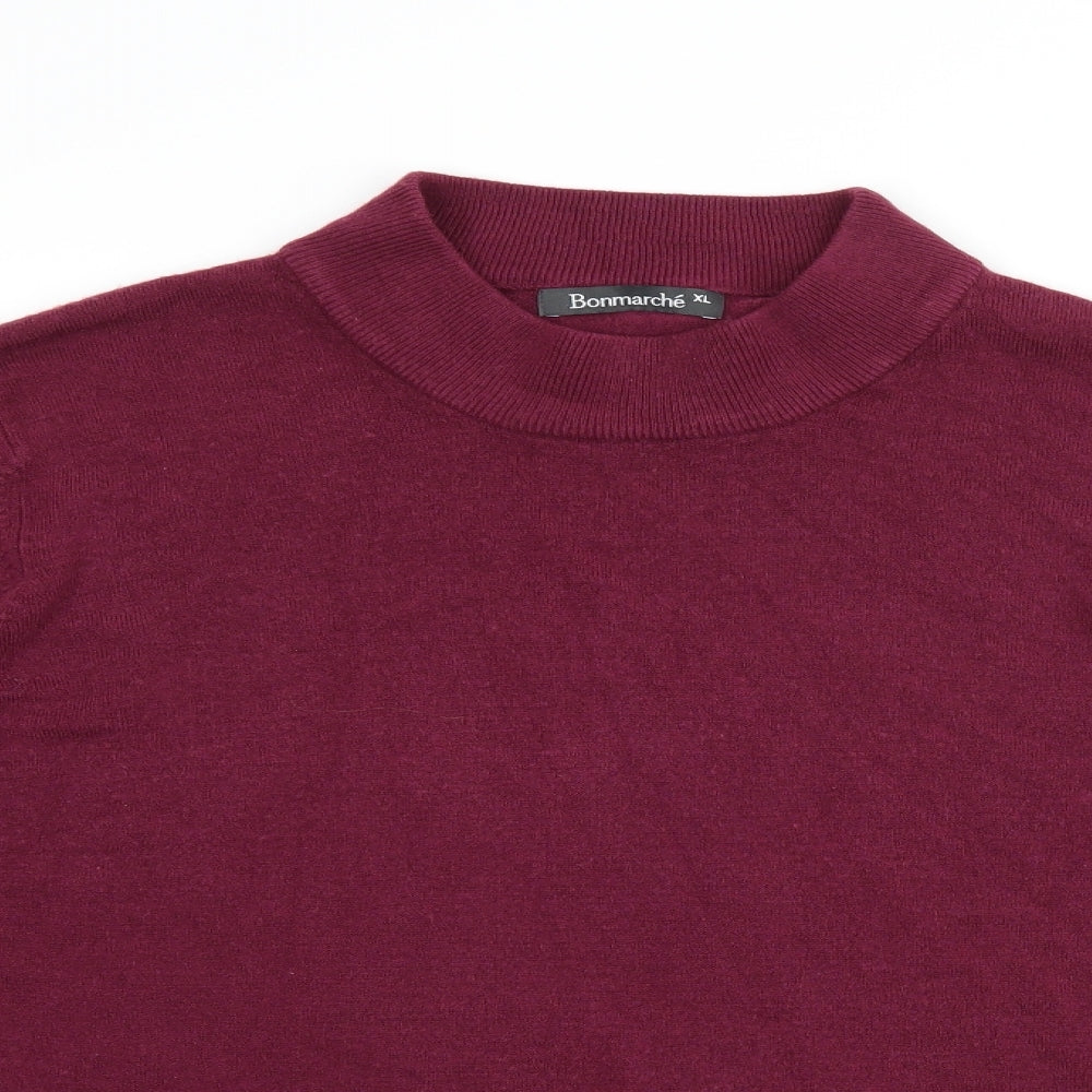 Bonmarché Womens Purple Pullover Jumper Size XL