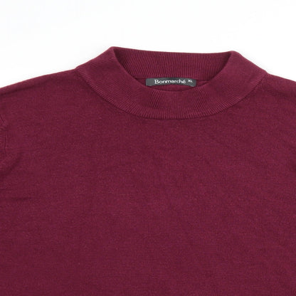 Bonmarché Womens Purple Pullover Jumper Size XL