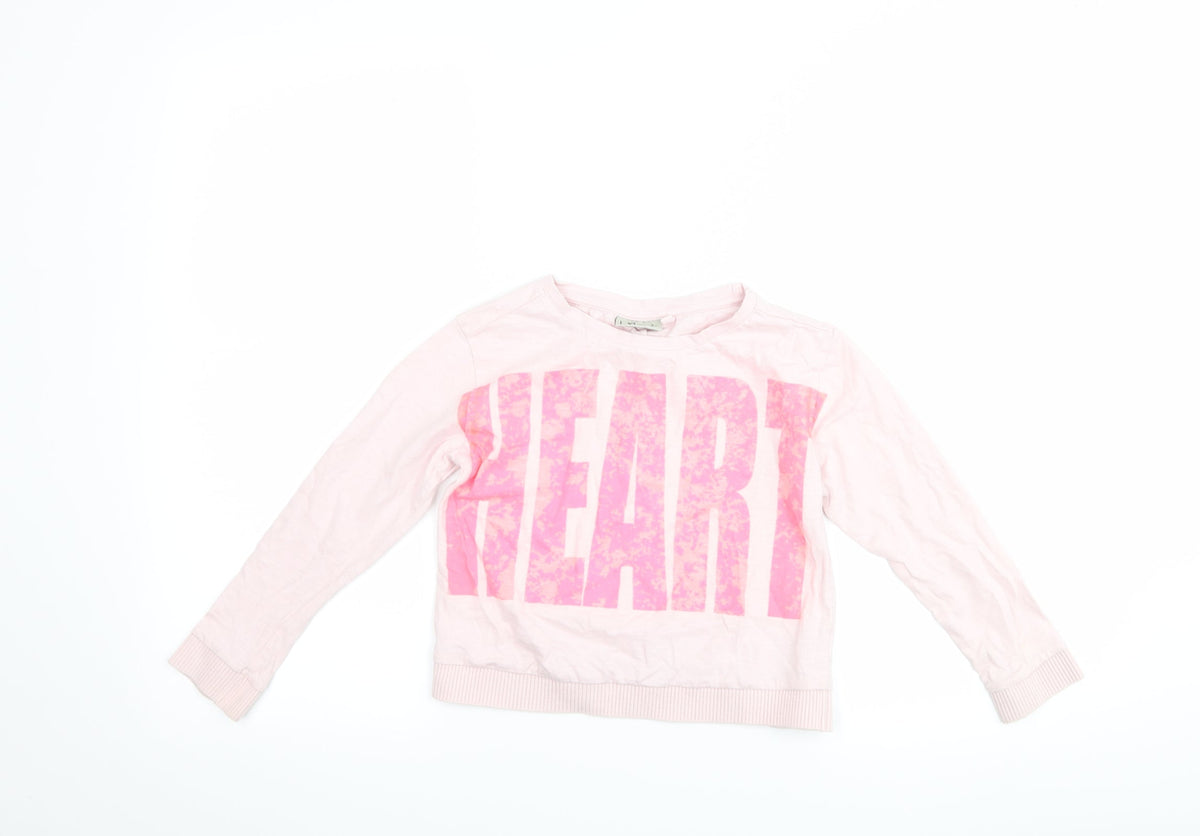 Next Girls Pink   Basic T-Shirt Size 6 Years
