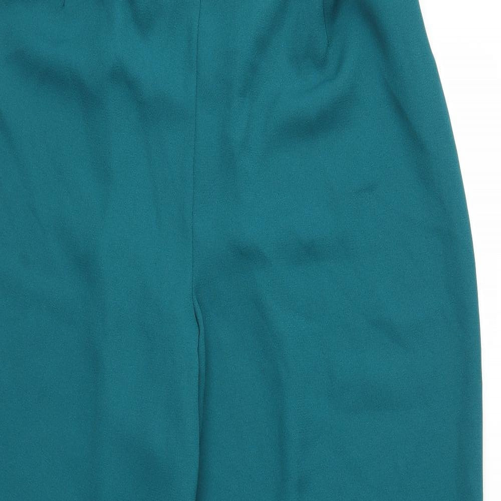 Womens UK Size 22 Bon Marché Regular Fit  Green Trousers