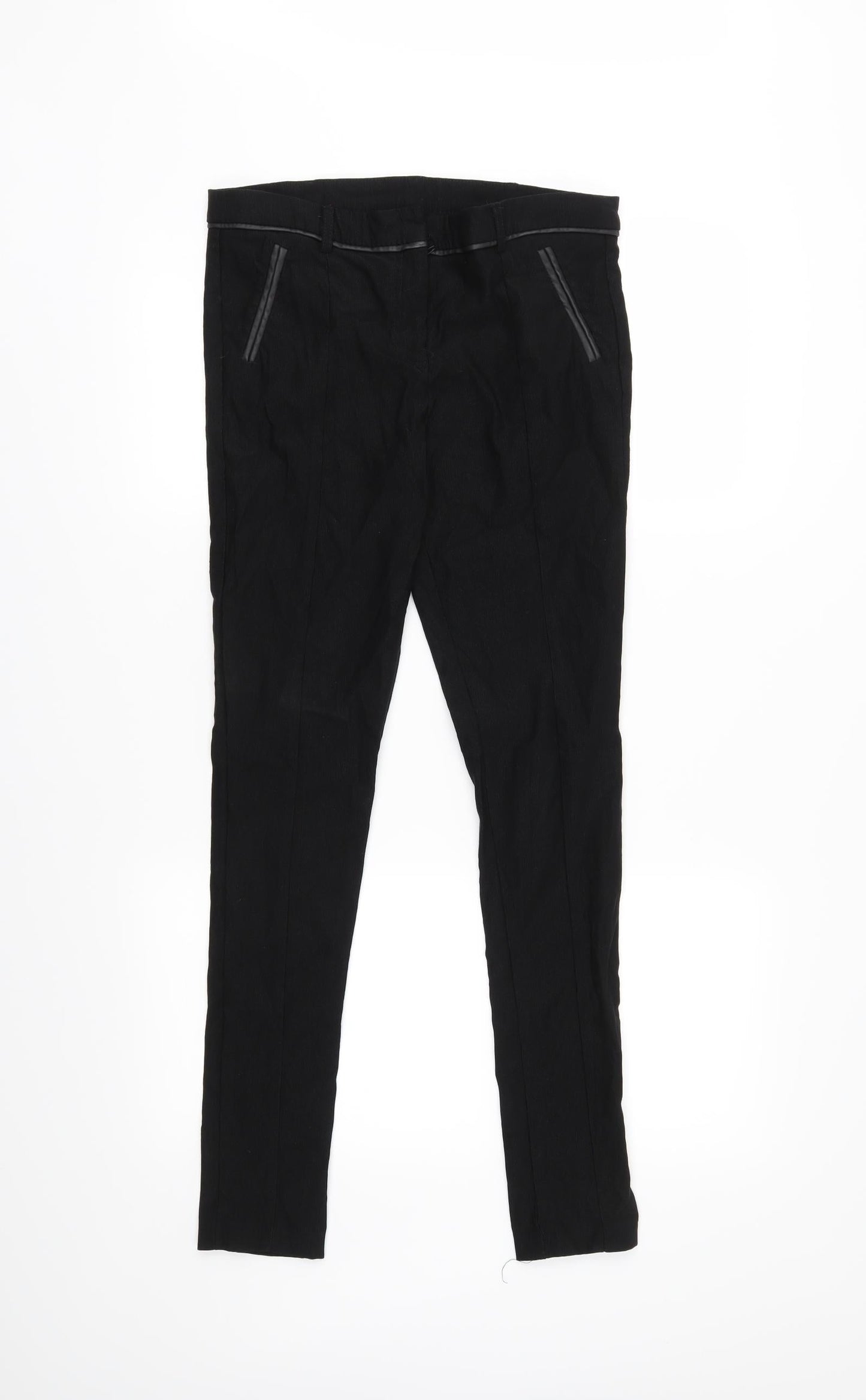 Womens UK Size 12 Dorothy Perkins Regular Fit  Black Trousers
