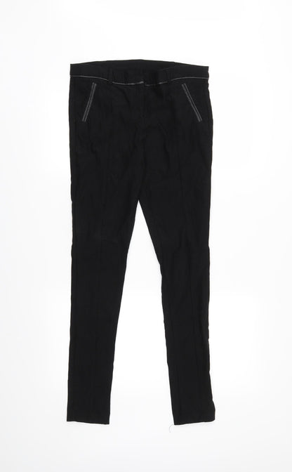 Womens UK Size 12 Dorothy Perkins Regular Fit  Black Trousers