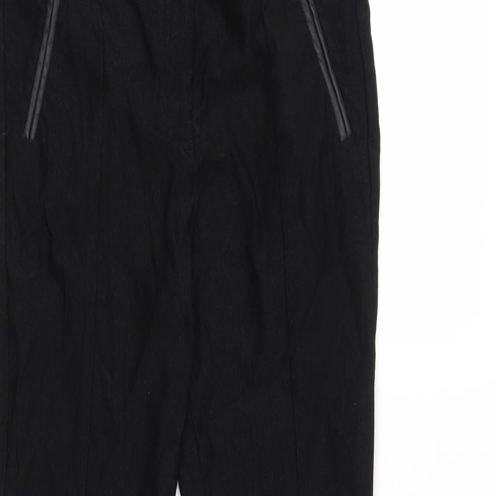 Womens UK Size 12 Dorothy Perkins Regular Fit  Black Trousers