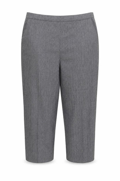 Womens UK Size 20 Autonomy Regular Fit Cropped Grey Trousers