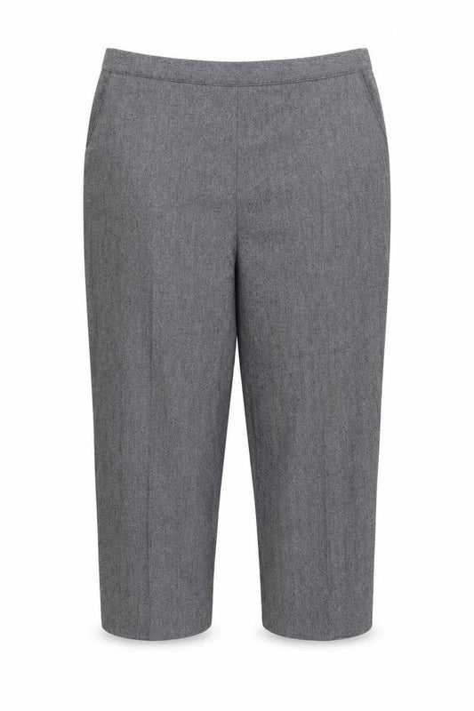 Womens UK Size 20 Autonomy Regular Fit Cropped Grey Trousers