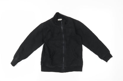 name it Boys Black   Full Zip Jumper Size 5 Years