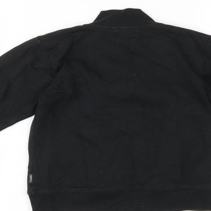 name it Boys Black   Full Zip Jumper Size 5 Years