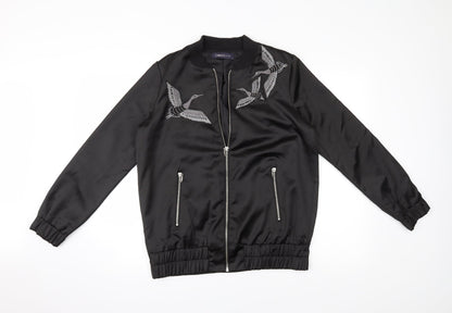 Womens UK Size 10 M&S Black Jacket