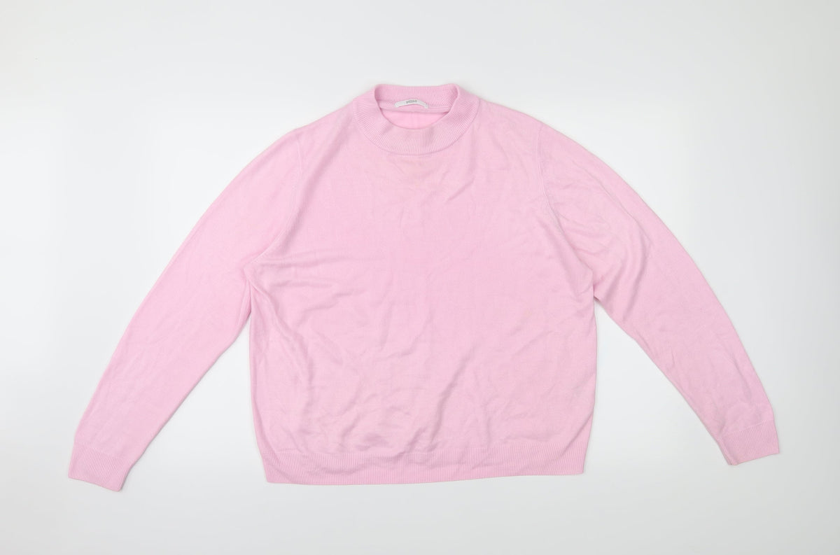 Marks & Spencer Womens Pink   Pullover Jumper Size 18