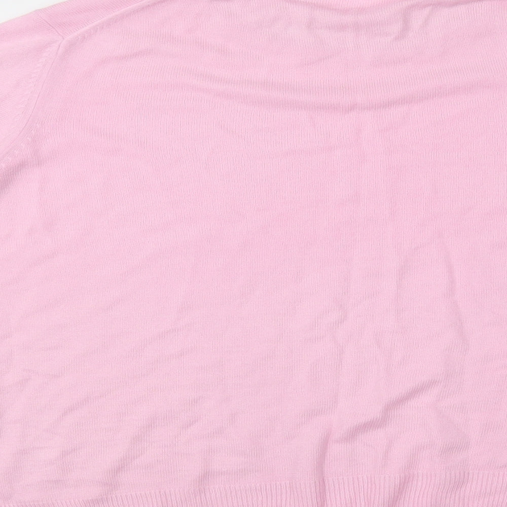 Marks & Spencer Womens Pink   Pullover Jumper Size 18