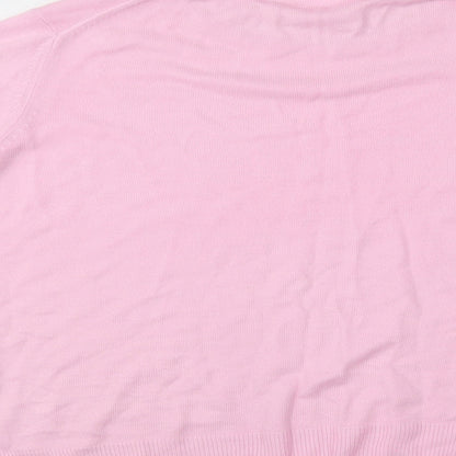 Marks & Spencer Womens Pink   Pullover Jumper Size 18