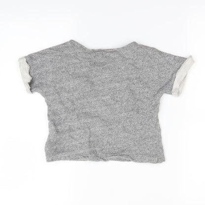 Gap Girls Grey   Pullover Jumper Size 3-4 Years