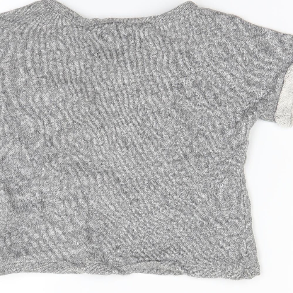 Gap Girls Grey   Pullover Jumper Size 3-4 Years