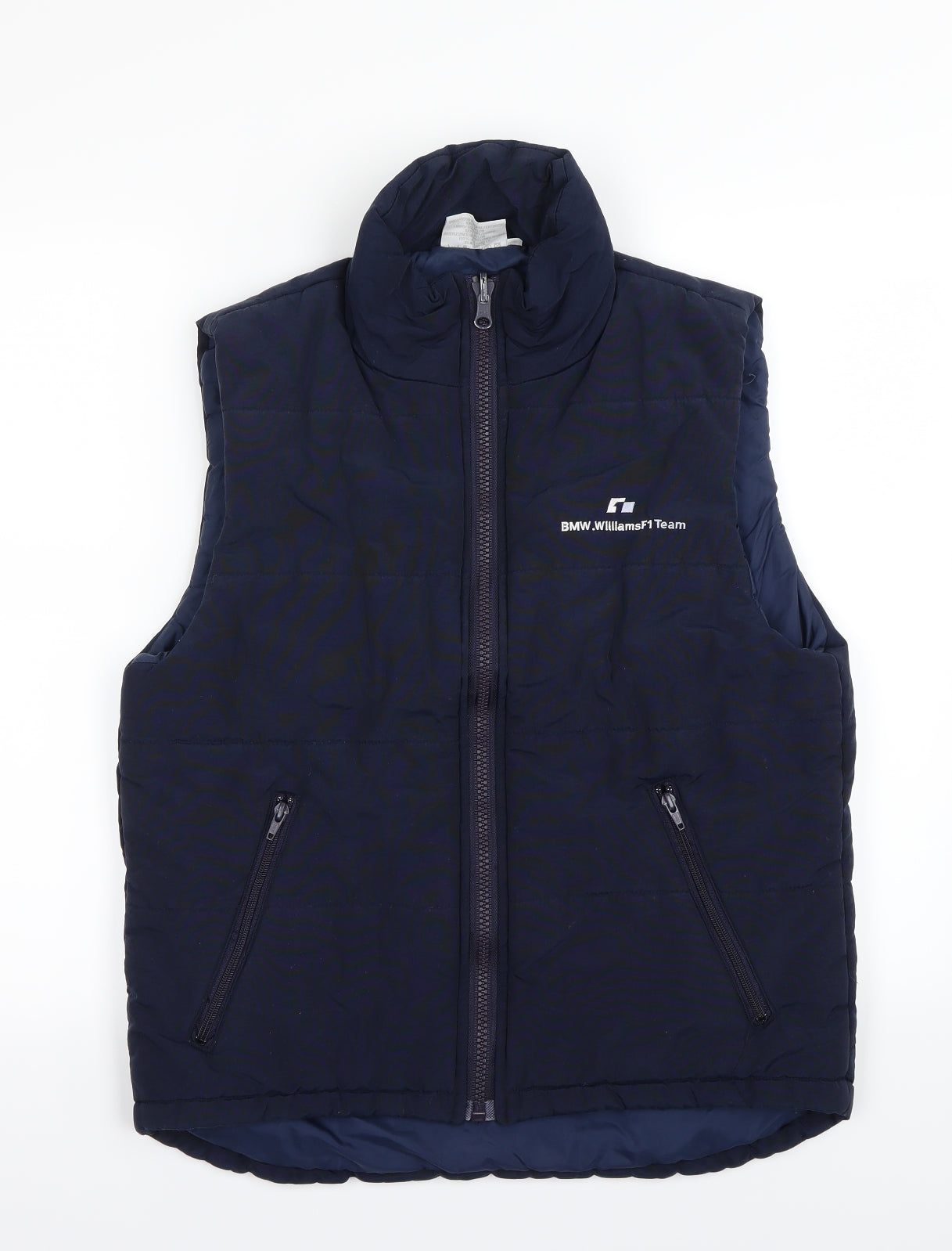 cyrk Womens Blue   Gilet Coat Size S