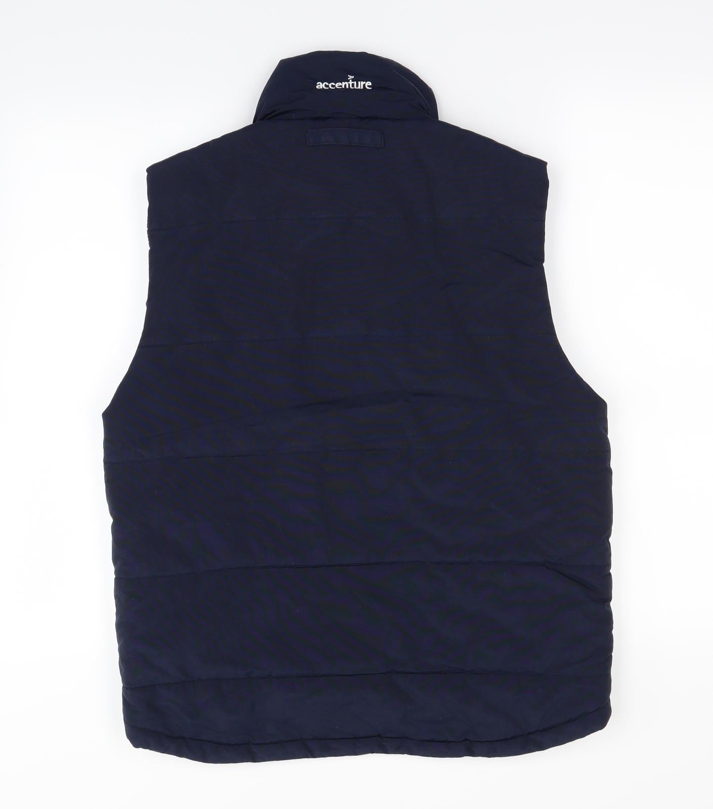 cyrk Womens Blue   Gilet Coat Size S