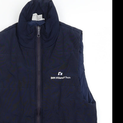 cyrk Womens Blue   Gilet Coat Size S