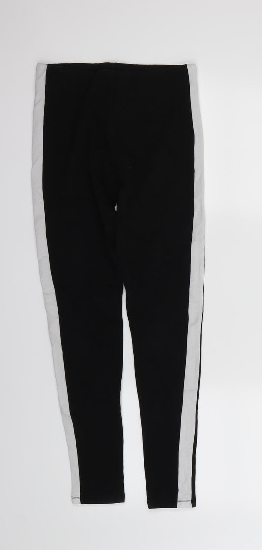 Womens UK Size XS H&M  Harem Black Leggings
