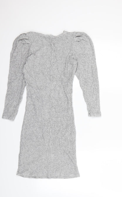Bershka Womens Grey   Bodycon  Size M