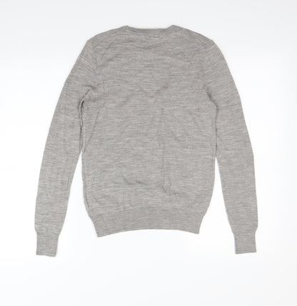 Womens Grey   Pullover Sweatshirt Size S
