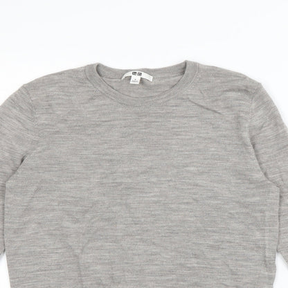 Womens Grey   Pullover Sweatshirt Size S