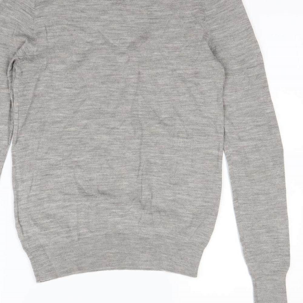 Womens Grey   Pullover Sweatshirt Size S