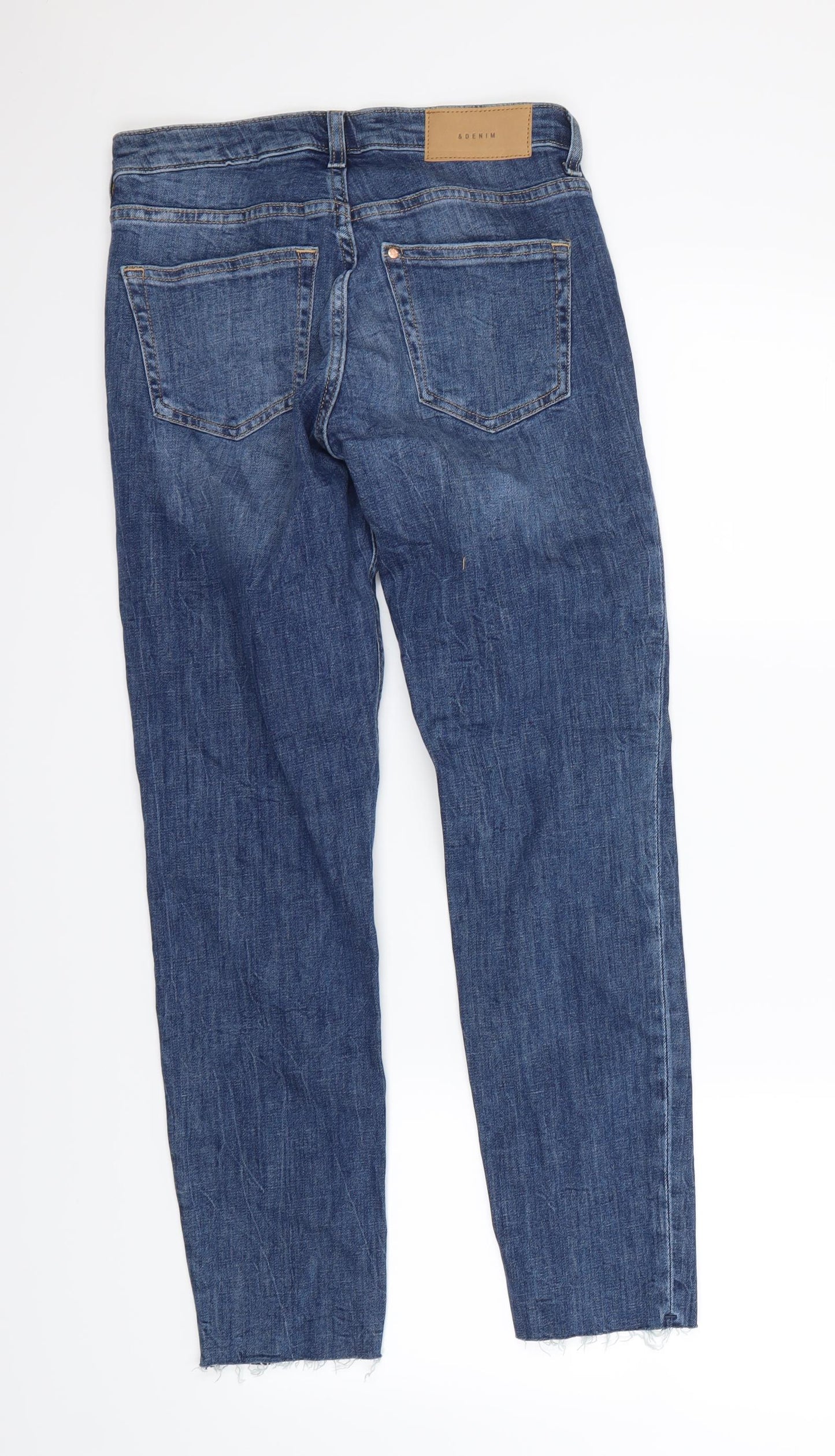 Womens UK Size 6 H&M Regular Fit Skinny Blue Jeans